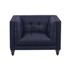 Sillón LEWIS, similpiel negra