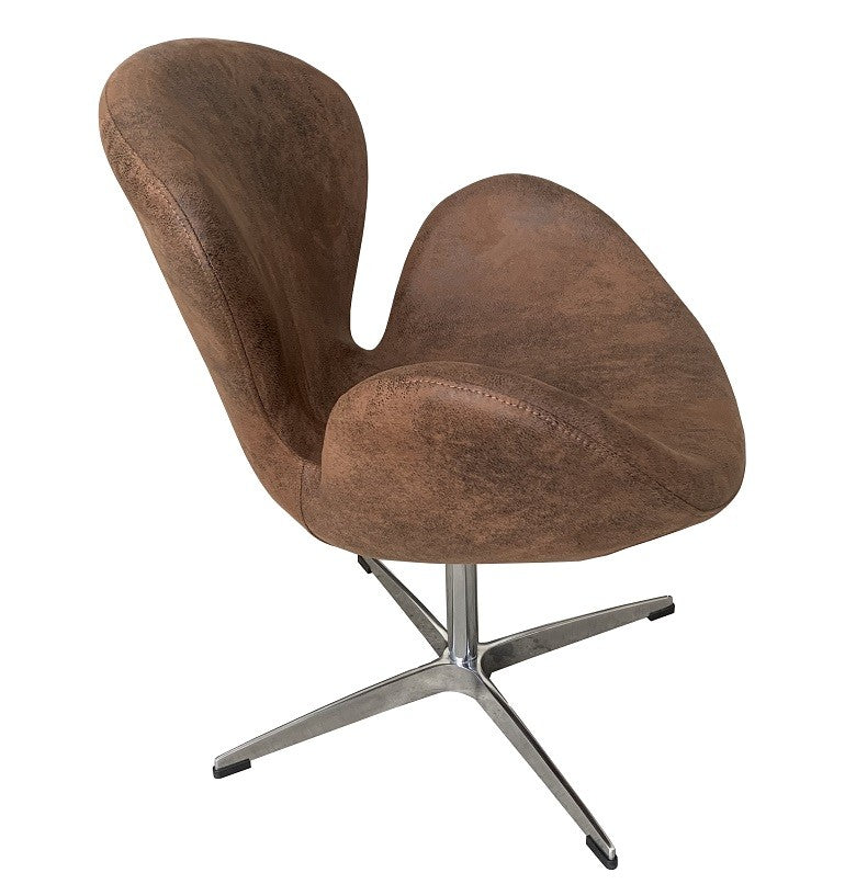 Sillón SW, tapizado en similpiel vintage