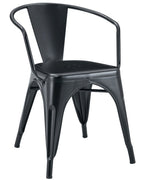 Sillón TOL EK LIMITED, acero, negro