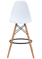 Taburete STAR (SU), madera, carcasa blanca