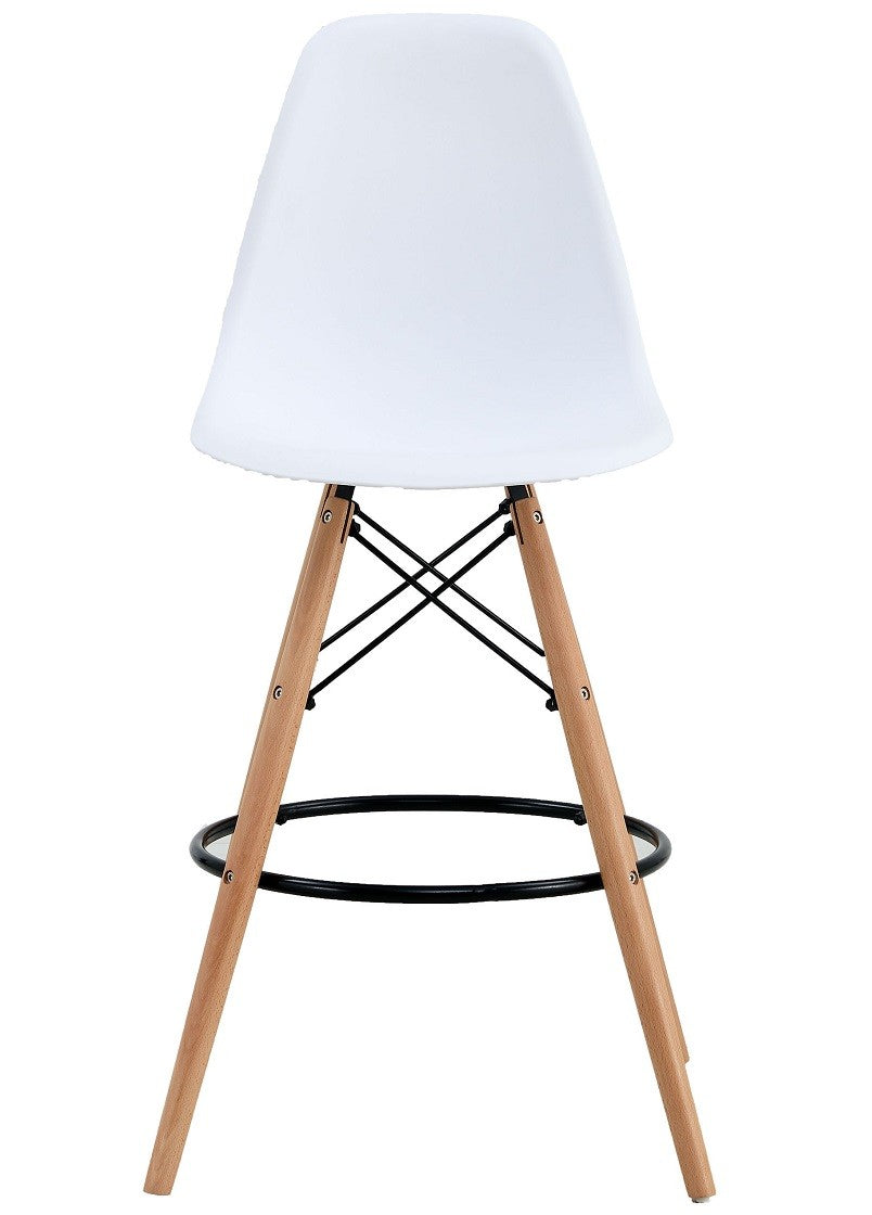 Taburete STAR (SU), madera, carcasa blanca