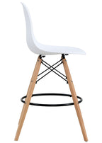 Taburete STAR (SU), madera, carcasa blanca