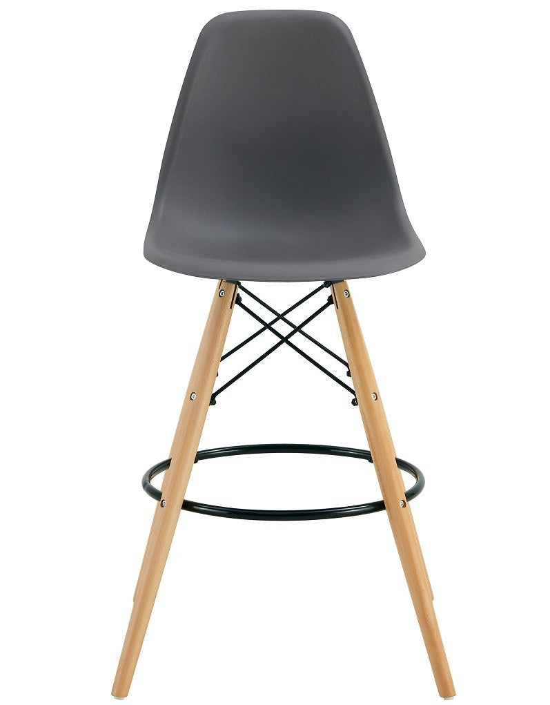 Taburete STAR (SU), madera, carcasa gris oscuro