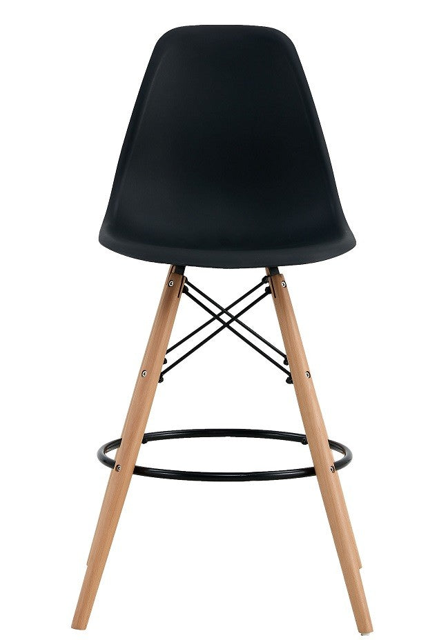 Taburete STAR (SU), madera, carcasa negra