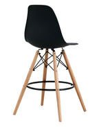 Taburete STAR (SU), madera, carcasa negra