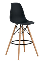 Taburete STAR (SU), madera, carcasa negra