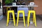 Taburete TOL EK LIMITED, acero, amarillo