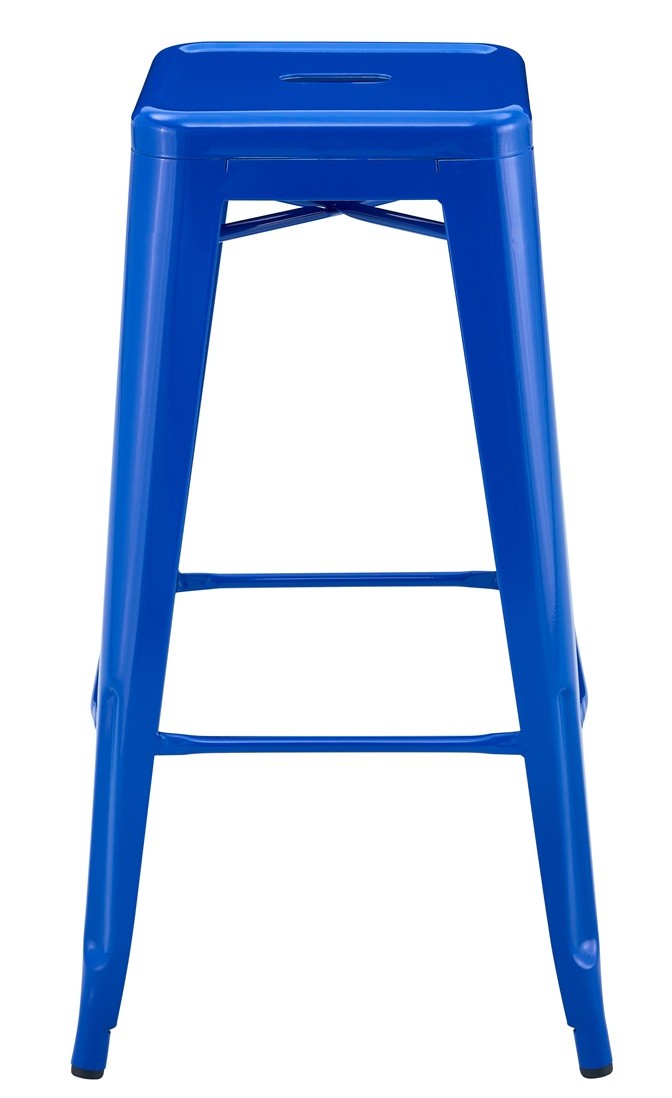 Taburete TOL EK LIMITED, acero, azul