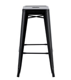 Taburete TOL EK LIMITED, acero, negro
